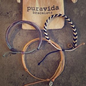 Pura Vida Anklet and Bracelets